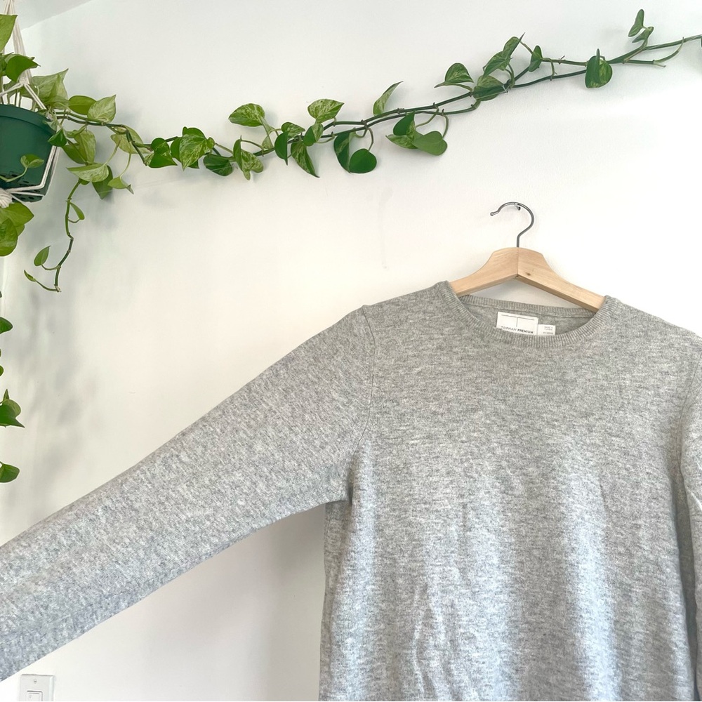 TopMan Cashmere Blend Crew Neck Sweater